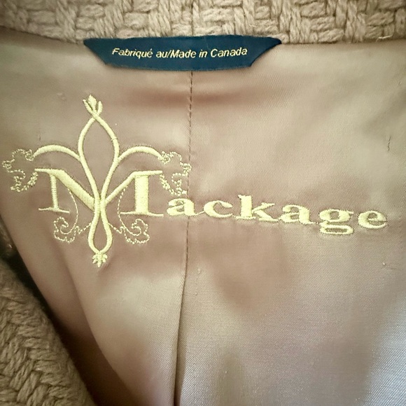 Mackage Wool Tan Belted Coat - Picture 7 of 11